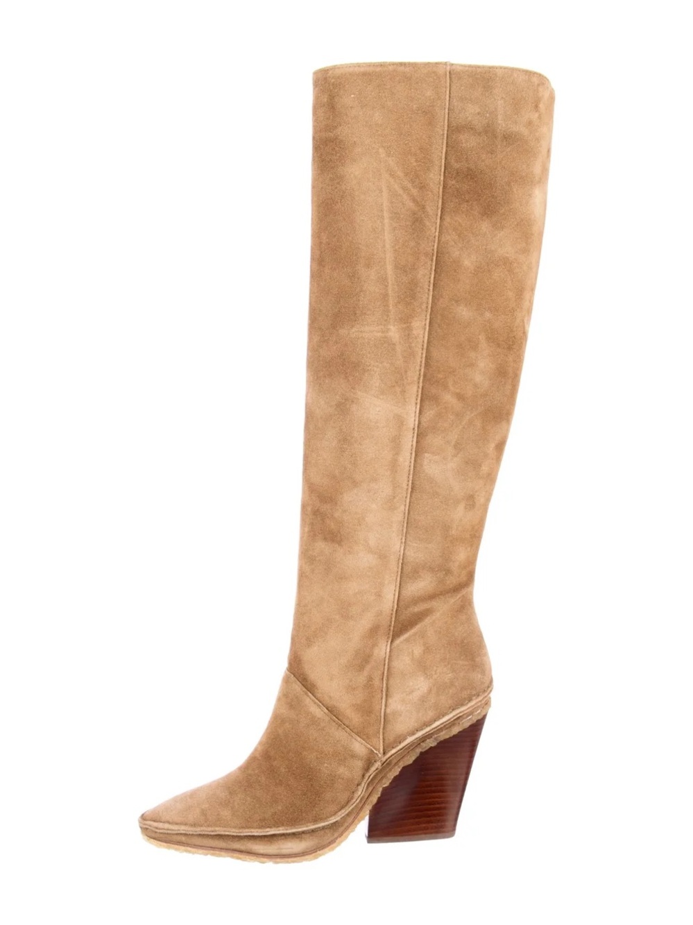 Tory Burch Lila Suede Tall Boots